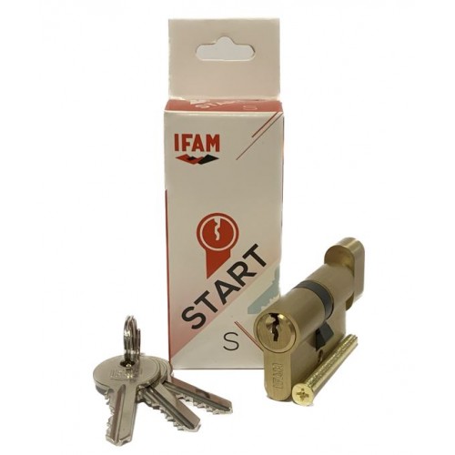 CILINDRO START S STSP3030L - 30 x 30 - CON POMO - LEVA LARGA - LATÓN